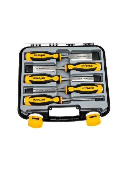 Набор стамесок Inforce 5 шт., 6,12,18,25,32 мм 06-15-04