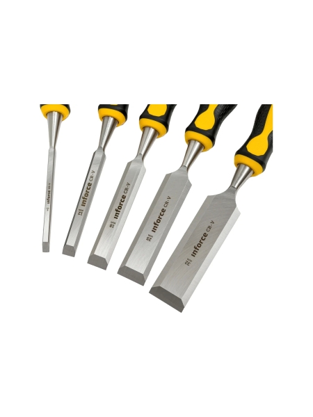 Набор стамесок Inforce 5 шт., 6,12,18,25,32 мм 06-15-04