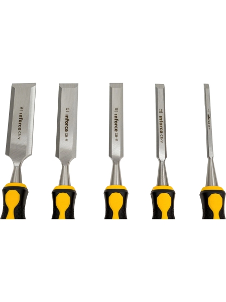 Набор стамесок Inforce 5 шт., 6,12,18,25,32 мм 06-15-04