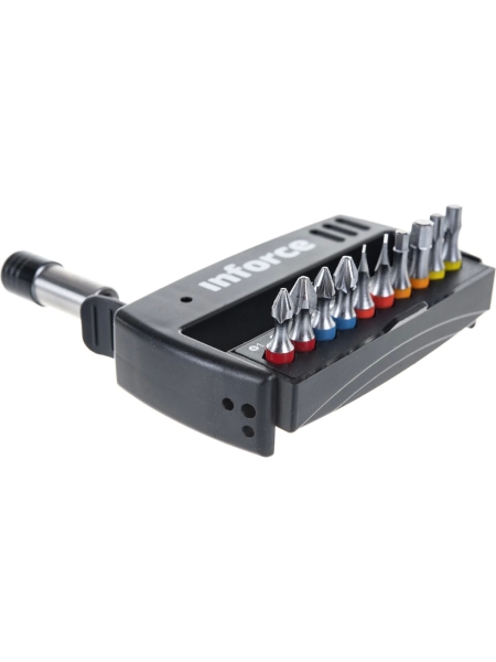Набор бит с держателем 11 предметов Inforce 11-01-285