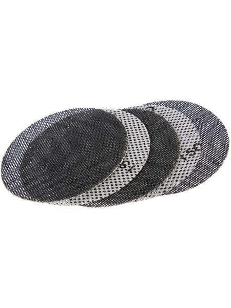 Круг шлифовальный на сетке (5 шт; 125 мм; K 150; картонный бокс) Inforce 11-01-302