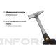 Слесарный цельнокованый молоток Inforce 300 г 06-16-12