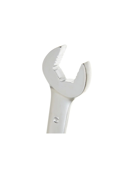 Набор комбинированных шарнирных ключей с трещоткой 8 предметов Inforce, Сталь Cr-V, 8-19мм, 06-05-52