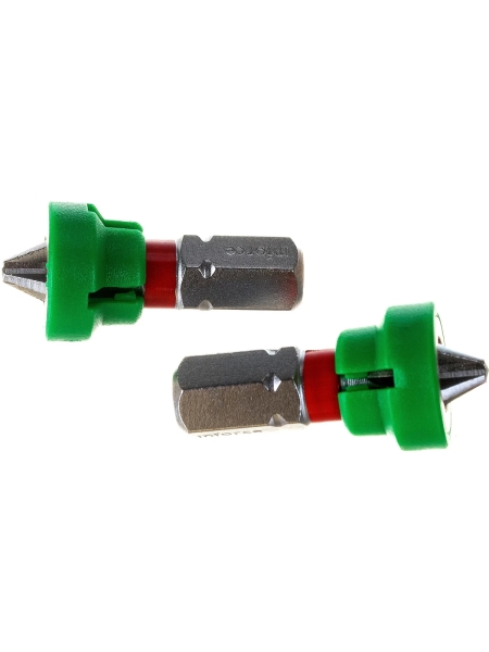 Бита с магнитным ограничителем (держателем) (2 шт; PH2; 25 мм) Inforce 11-01-296