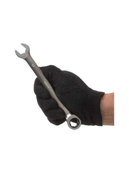 Комбинированный трещоточный ключ 13мм Inforce, Сталь Cr-V, 72 зуба, профессиональный, 06-05-82