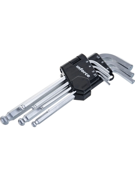 Набор инструментов Inforce 85 предметов 1/2", 1/4" Inforce, Сталь Cr-V, Профессиональный, 06-07-14