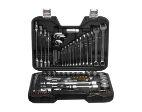 Набор инструментов Inforce 85 предметов 1/2", 1/4" Inforce, Сталь Cr-V, Профессиональный, 06-07-14