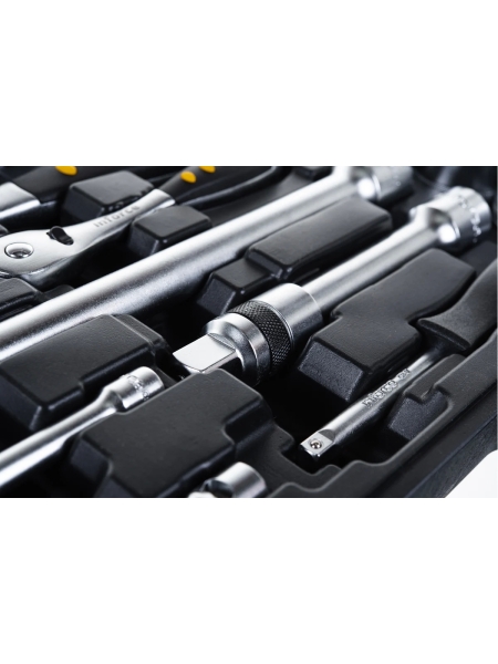 Набор инструментов Inforce 85 предметов 1/2", 1/4" Inforce, Сталь Cr-V, Профессиональный, 06-07-14