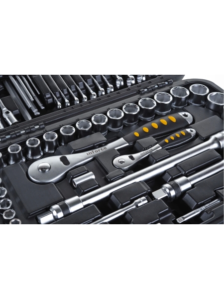 Набор инструментов Inforce 85 предметов 1/2", 1/4" Inforce, Сталь Cr-V, Профессиональный, 06-07-14