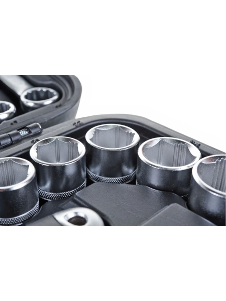 Набор инструментов Inforce 85 предметов 1/2", 1/4" Inforce, Сталь Cr-V, Профессиональный, 06-07-14