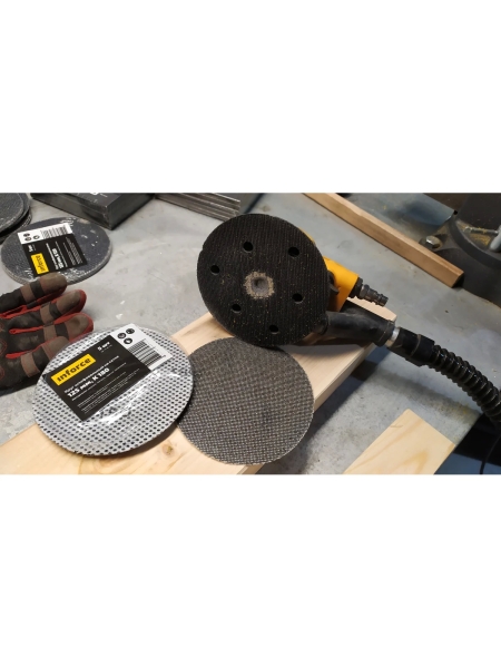 Круг шлифовальный на сетке (5 шт; 150 мм; K 80; картонный бокс) Inforce 11-01-313