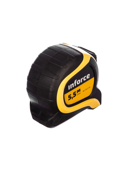 Измерительная рулетка с нейлоновой лентой и магнитным зацепом 5.5x27мм Inforce 06-11-46