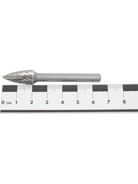 Бор-фреза форма G /парабола с заостренной головой DC 10х20/65 хв. 6 мм Inforce 10-01-424