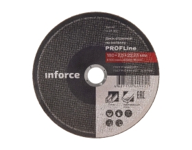 Диск отрезной по металлу (180х22х2.5 мм) Inforce 11-01-112