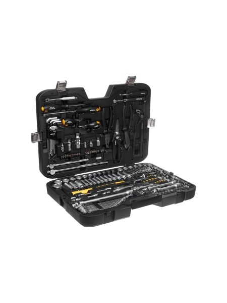 Набор инструментов Inforce 150 предметов 1/2" & 3/8" & 1/4", Сталь Cr-V, Сталь Cr-V, Профессиональный, 06-07-21