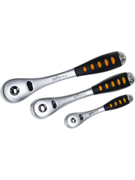 Набор инструментов Inforce 150 предметов 1/2" & 3/8" & 1/4", Сталь Cr-V, Сталь Cr-V, Профессиональный, 06-07-21