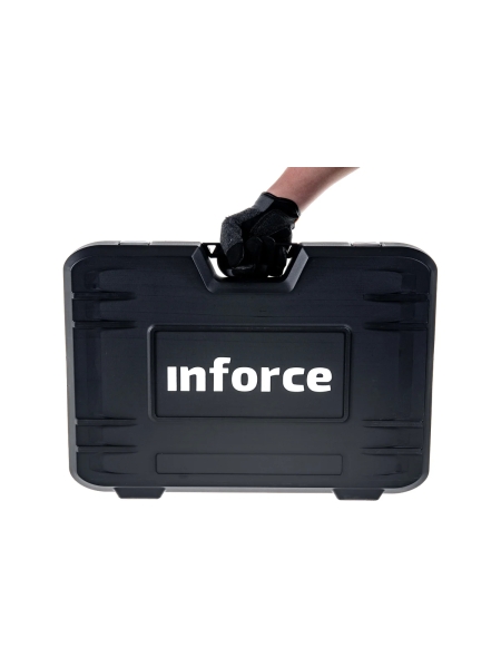 Набор инструментов Inforce 150 предметов 1/2" & 3/8" & 1/4", Сталь Cr-V, Сталь Cr-V, Профессиональный, 06-07-21