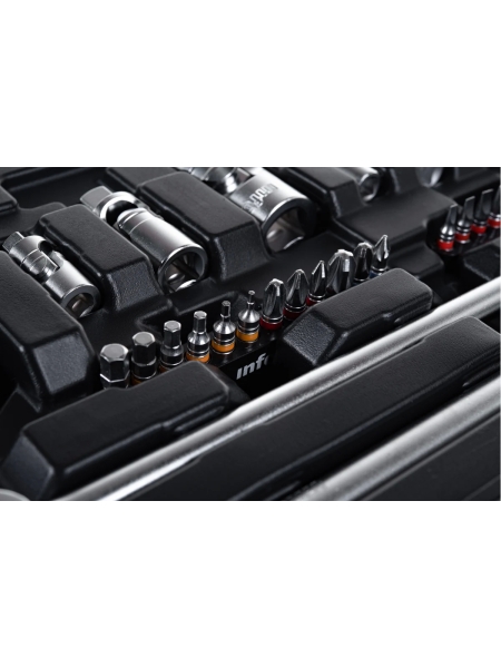 Набор инструментов Inforce 150 предметов 1/2" & 3/8" & 1/4", Сталь Cr-V, Сталь Cr-V, Профессиональный, 06-07-21