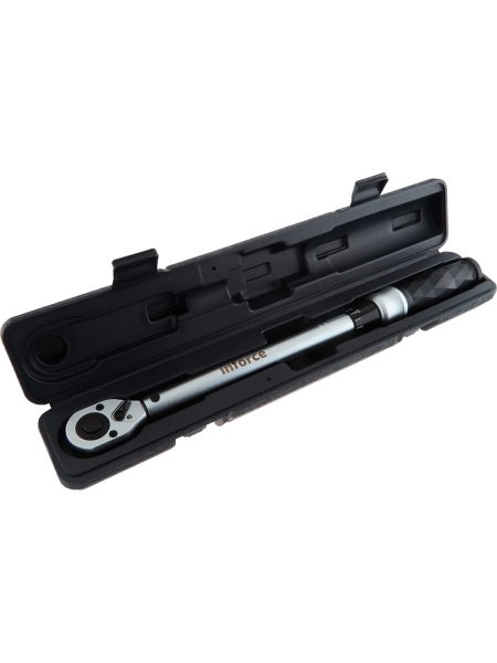Динамометрический ключ 1/2" 40-210 Нм Inforce, Длина 460мм, Сталь Cr-V, Профессиональный, 06-05-105