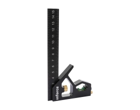 Угольник с уровнем Inforce 150 мм 06-11-77