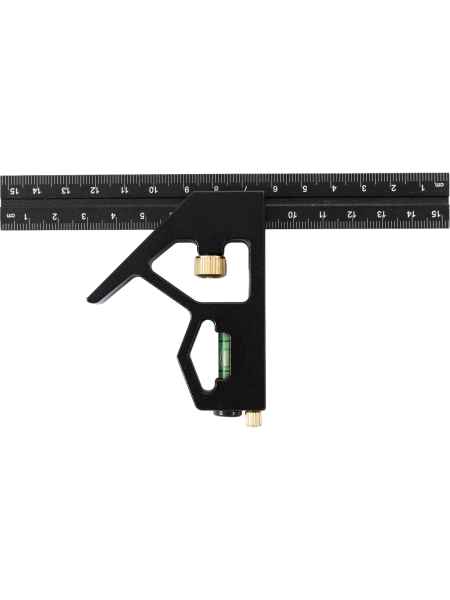 Угольник с уровнем Inforce 150 мм 06-11-77