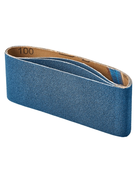 Лента шлифовальная (3 шт; 75х457 мм; P100) Inforce 11-01-500