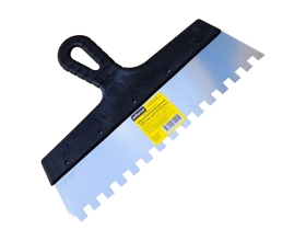 Зубчатый шпатель Inforce 300 мм зуб 10х10 мм 020605-010-300