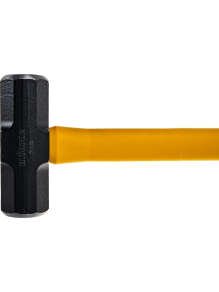 Кувалда с фибергласовой ручкой Inforce 3000 грамм 06-16-19