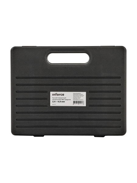 Литой ручной заклепочник Inforce поворотный 360 град., в кейсе, с набором заклепок 2.4-4.8 мм 06-14-111