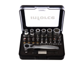 Набор бит и торцевых головок 27 предметов Inforce 06-07-22