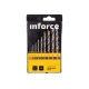 Набор сверл по металлу HSS (10 шт; 1-10 мм; шаг 1 мм) Inforce 11-01-123