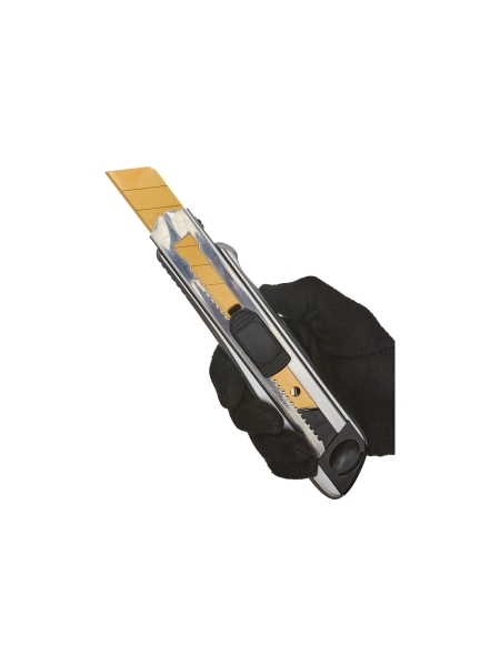 Строительный нож 25 мм в металлическом корпусе Inforce 06-02-14