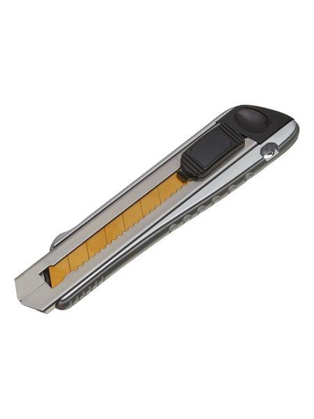 Строительный нож 25 мм в металлическом корпусе Inforce 06-02-14