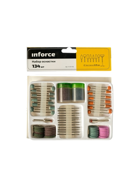 Набор оснастки (134 шт.) Inforce 11-01-102