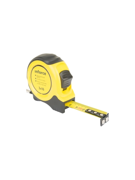 Измерительная рулетка Inforce 3х16мм с магнитным крюком 06-11-05