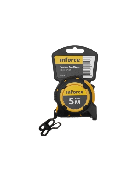 Рулетка компактная 5Х25 Inforce 06-11-74