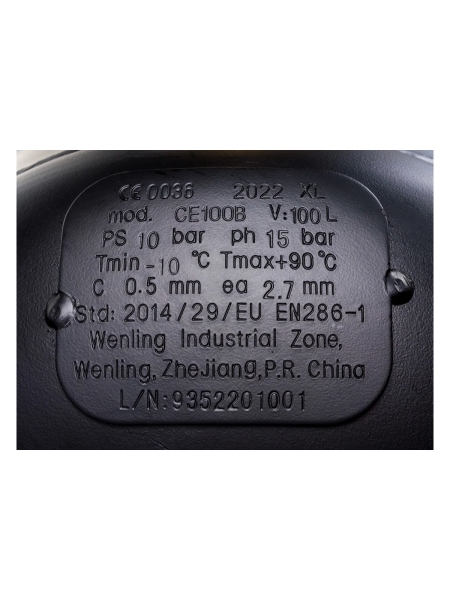 Компрессор (100 л; 10 бар; 410 л/мин) Inforce CXV-100L 04-06-23