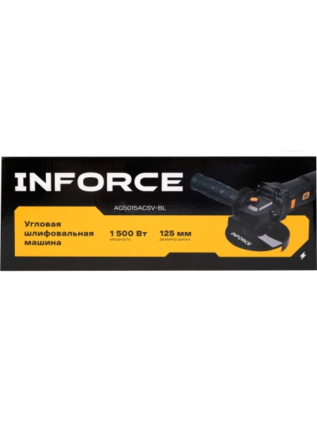 Угловая шлифовальная машина Inforce AG5015ASCV-BL