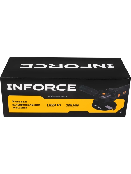 Угловая шлифовальная машина Inforce AG5015ASCV-BL