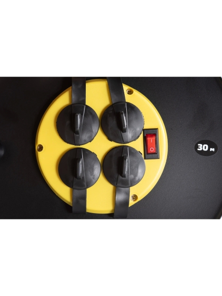 Силовой удлинитель на катушке Inforce 4 гнезда, с/з КГт 3х2,5 16A 30м IP44 GRANITE ZG 09-15-03