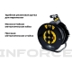 Силовой удлинитель на катушке Inforce 4 гнезда, с/з КГт 3х2,5 16A 30м IP44 GRANITE ZG 09-15-03