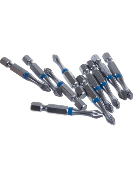 Бита (10 шт; PZ2; 50 мм) для шуруповерта Inforce 11-01-393