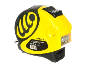 Измерительная рулетка с подсветкой LED 5м х 19мм Inforce 06-11-30