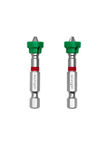 Бита с магнитным ограничителем (держателем) (2 шт; PH2; 50 мм) Inforce 11-01-297