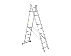Двухсекционная алюминиевая лестница Inforce 2х10 Л-02-10
