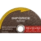 Диск отрезной по металлу OptiLine (180x3.0x22.2 мм) Inforce INB18030