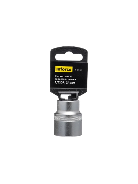 Головка торцевая шестигранная (24 мм; 1/2DR) Inforce 11-01-485