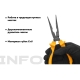 Никелированные длинногубцы Inforce 200мм 06-18-47