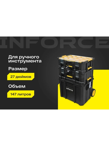 Система хранения инструмента Inforce 3 в 1 06-20-19