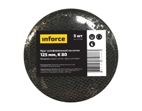 Круг шлифовальный на сетке (5 шт; 125 мм, K 80) Inforce 11-01-306